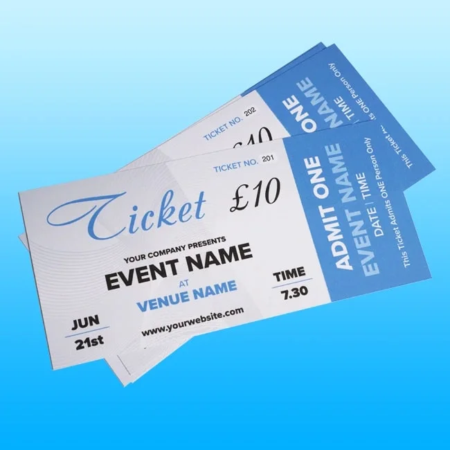 Tickets Printing Soho
